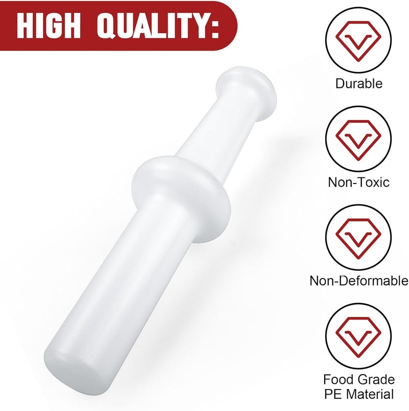 KEYDINHT Meat Grinder Pusher Tool for Kitchenaid Lem Meat Sausage Food Grinders, Meat Grinder Plunger Pusher Length 9.8" Stuffing End OD 1.5"- Kitchen Food Grinder Attachment (1 Pcs) - Image 5